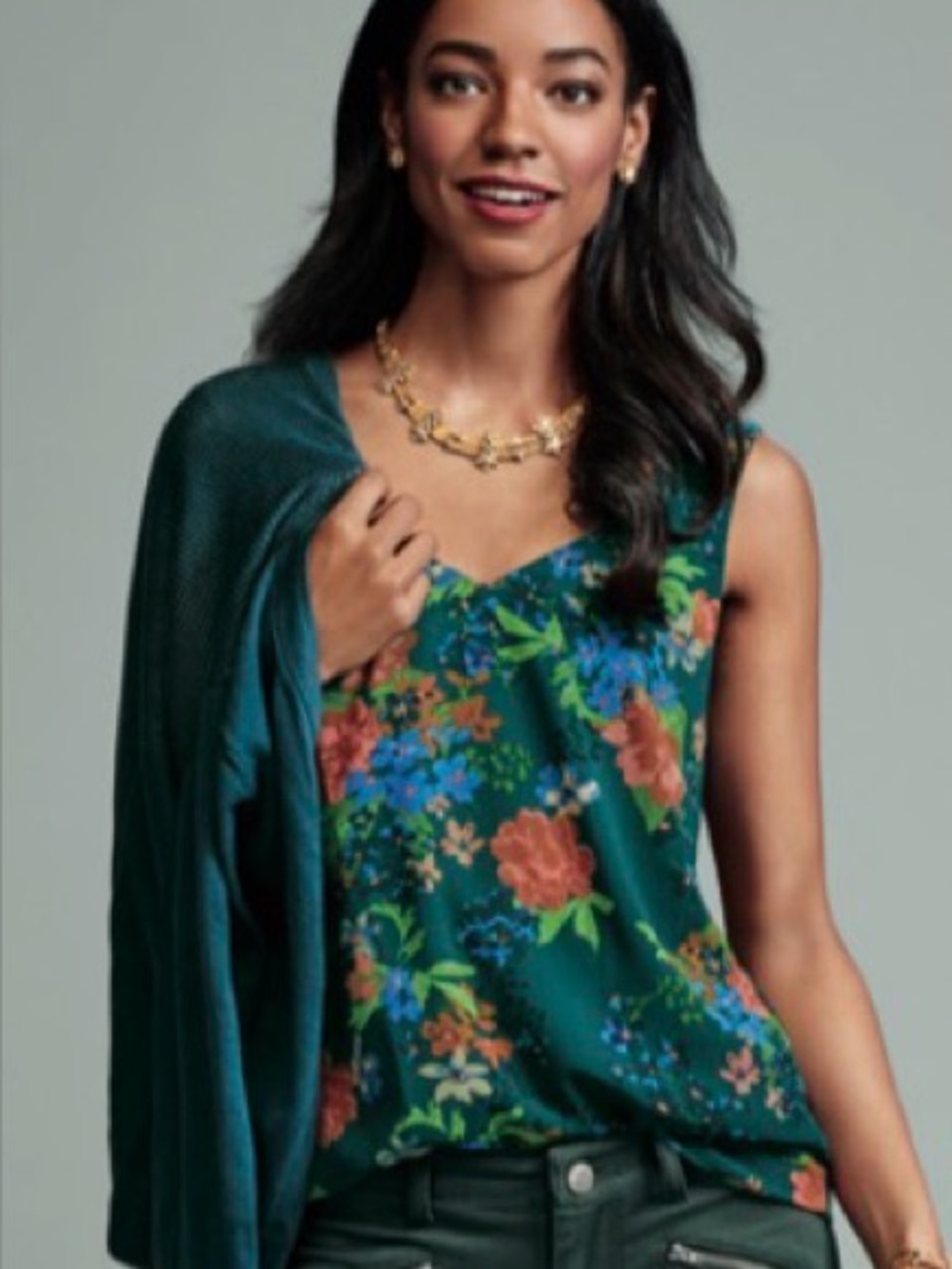 CAbi Bundle: Ever Cardigan and Still Life Cami
